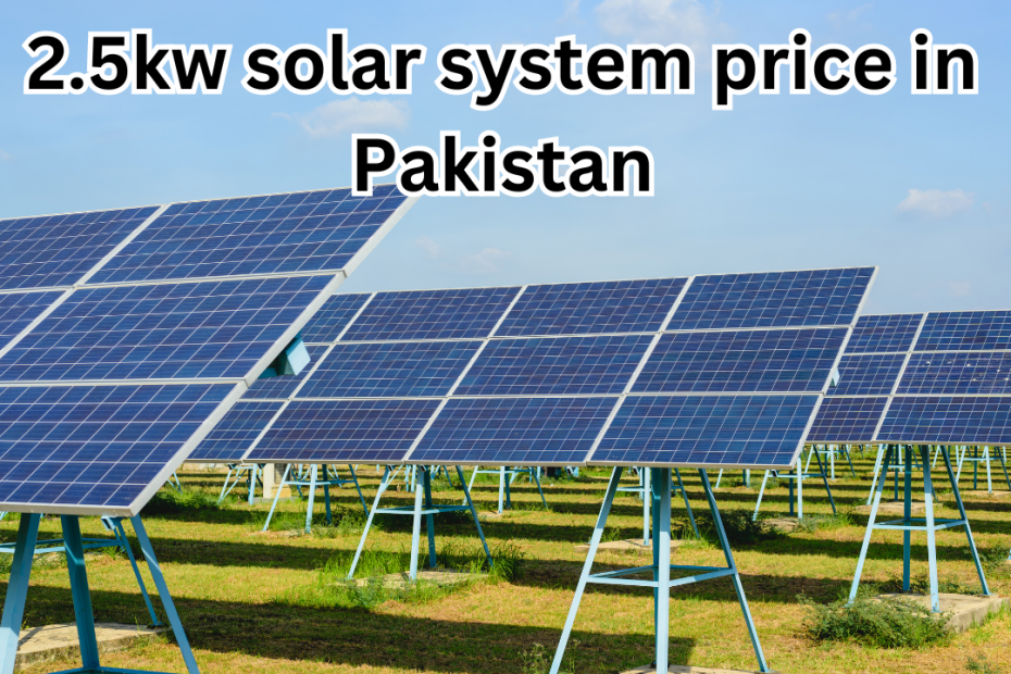 2.5kw solar system price in Pakistan